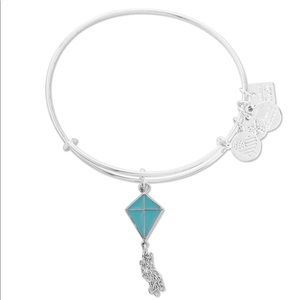 Alex and Ani Inspiration In Flight Charm Bangle - Shiny Silver Finish